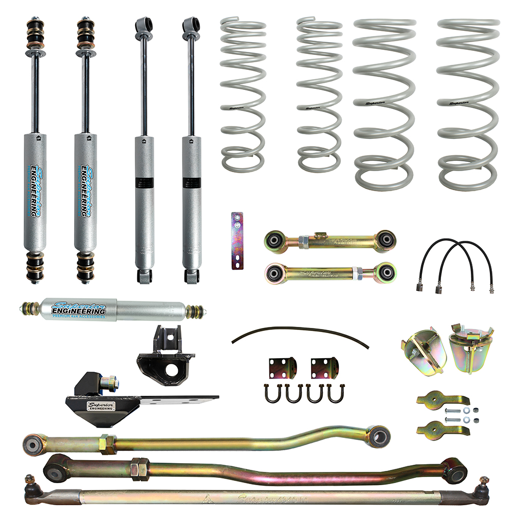 Superior Engineering 6 Inch (150mm) Lift Kit Suitable For Nissan Patrol GU 98 on Ute - SUP-GU1-U-KIT-6INCH